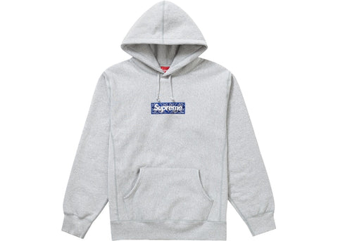 Hoodie Supreme Box Logo Bandana - Grey