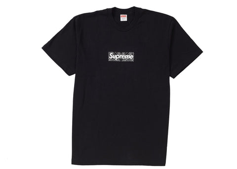 Bandana Box Logo Tee Supreme - Black