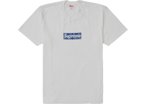 Bandana Box Logo Tee Supreme - White